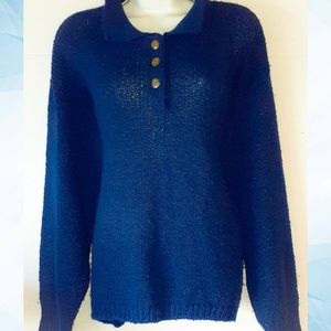 💫Toujours Blue Collar Sweater
